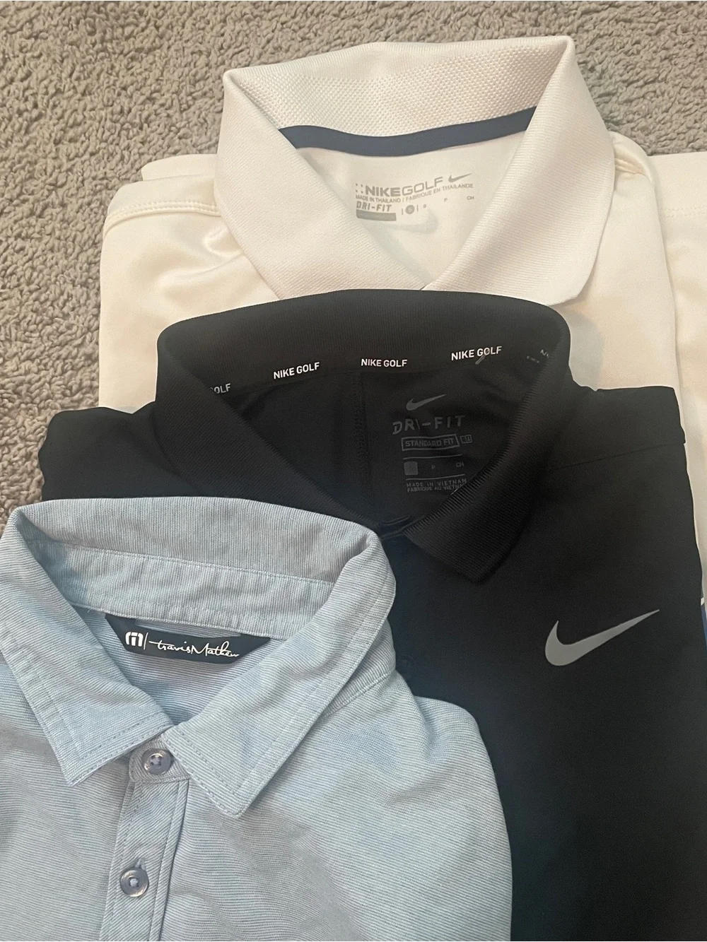 Nike Golf and TravisMathew Polo Shirts - Men’s Small